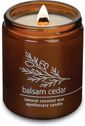 Hemlock Park Balsam Cedar Apothecary Hand-Poured Scented Candle | Crackling by HemlockPark