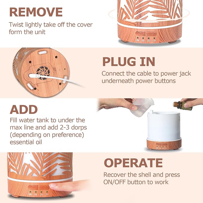 Essential Oil Diffuser Metal Aromatherapy Oil Diffusers - Image 3