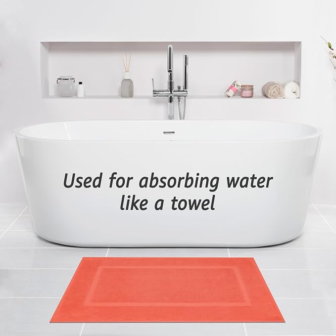 Cotton Paradise 100% Cotton Bath Mats - Image 2