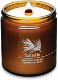 Hemlock Park Foxtail Fir Apothecary Hand-Poured Scented Candle | Crackling Wood by HemlockPark