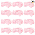 Casoty 12 Pcs Pink Spa Headband, Makeup Headband by Casoty