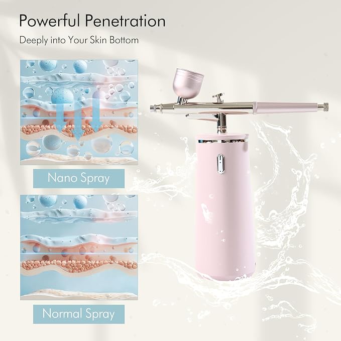 Microtree Nano Facial Sprayer High Pressure, Oxygen Facial Machine Rechargeable - Image 5