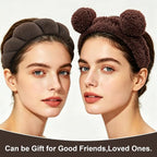 Zkptops 6Pcs Spa Headband for Washing Face Wristband Set Sponge Makeup Skincare - Image 2