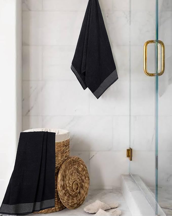 BELIZZI HOME Ultra Soft 2 Pack Oversized Bath Towel Set, 28x55 inches, 100% - Image 4