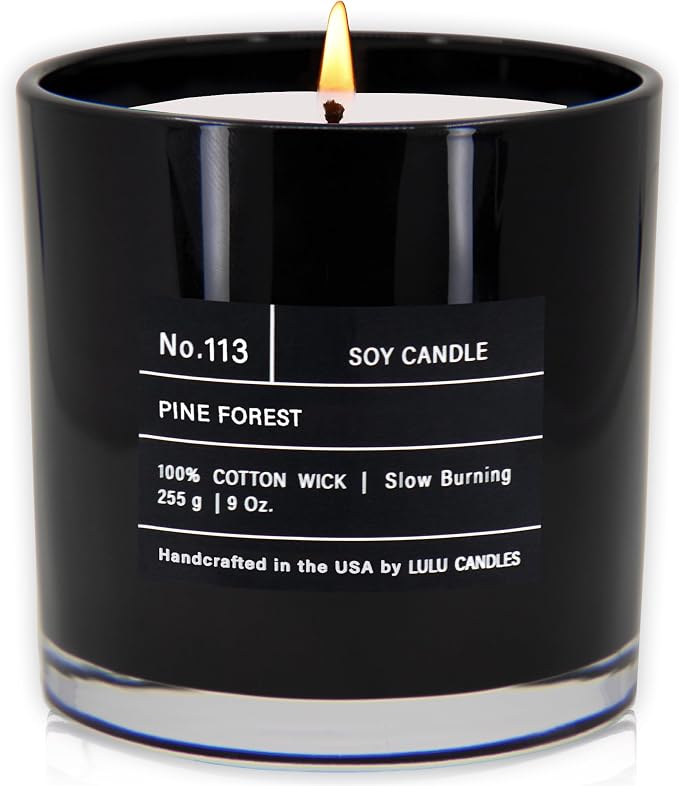 Lulu Candles | Pine Forest | Smells Like Balsam Fir & Needles | Luxury Scented by LULUCANDLES