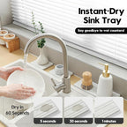 3 Pack Diatomite Stone Sink Tray, Water Absorbing Mat - Image 2