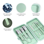 Manicure Set, Travel Mini Nail Clippers Kit Pedicure Care Tools - Image 5