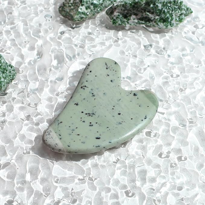 rosenice Gua Sha Facial Tools Guasha Tool Gua Sha Jade Stone - Image 3