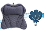 Luxury Bath Pillow and Hot Tub Scum Absorber Set, Bath Pillows by KeenMarkHome