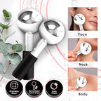 Ice Globes for Facials | Unbreakable Steel Cooling Roller | Cryo Sticks for - Image 2