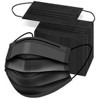 ZTANPS 50PCS Disposable Face Masks, 3 Layer Protection Black Disposable Face by ZTANPS