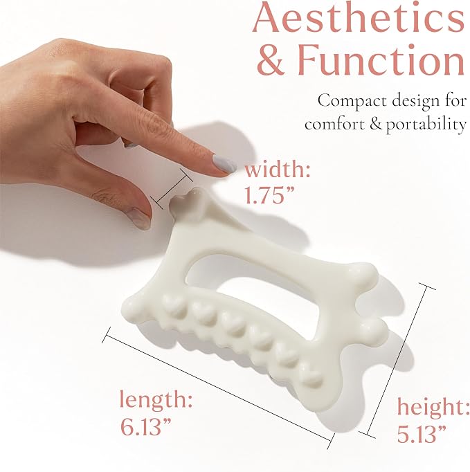 byAVA Gua Sha Jelloskin Lymphatic Massage Tool | Ceramic GuaSha - Image 2