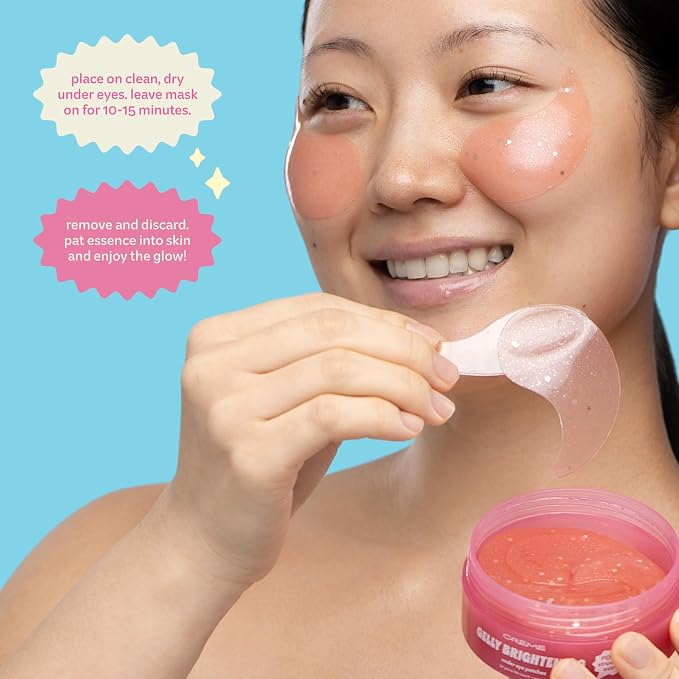 The Crème Shop Gelly Brightening Under Eye Patches, Hydrogel Eye Masks - Image 5