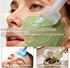 2 Pack Silicone Face Scrubber, 2 in 1 Facial Cleansing Brush & Face Mask - Image 3