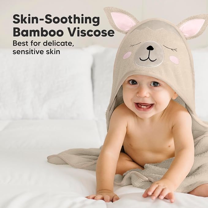 KeaBabies Hooded Baby Towel for Newborn - Image 3