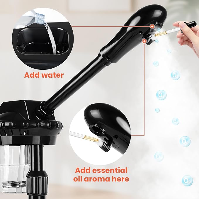 Professional Face Steamer, Adjustable Height and Angle, Facial Steamer Clean - Image 6