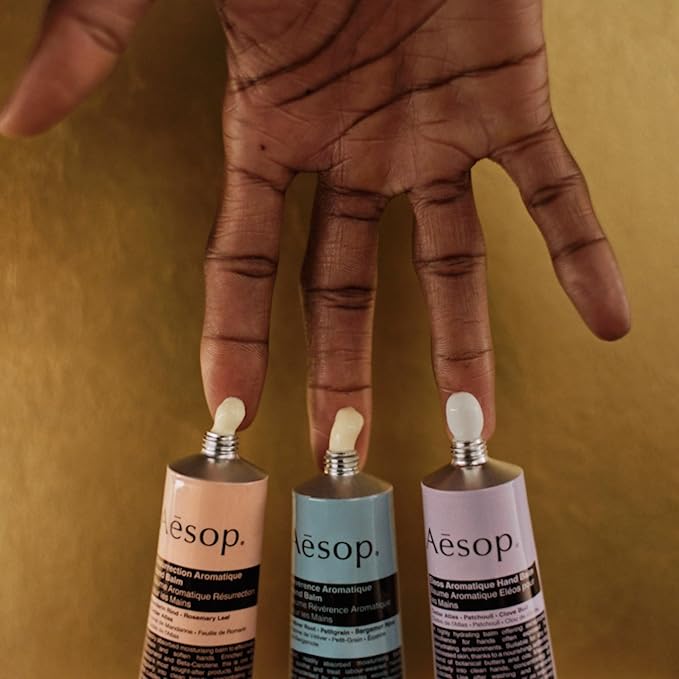 Aesop Hand Balm Set – Resurrection, Reverence & Eleos Hand Cream Trio– Deeply - Image 5