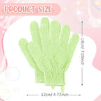 Didaey 104 Pcs Exfoliating Glove Bulk Shower Gloves - Image 2