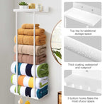 Hommtina Bathroom Towel Storage Black Towel Holder Bathroom Decor Aesthetic - Image 3