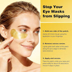 Under Eye Patches 60PCS, 24K Gold Collagen Eye Mask - Image 2