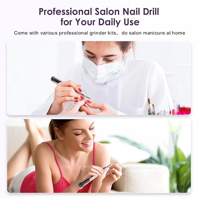 COSLUS C20 Cordless Nail Drill Electric File: Professional - Image 6