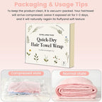 3 Pack Microfiber Hair Towel Wrap - Image 7