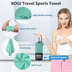 BOGI Microfiber Travel Sports Towel-Quick Dry Travel Soft Lightweight Absorbent - Image 4