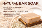 Oatmeal Goat Milk Soap Bars 3 Pack 4.25oz Each - Image 2