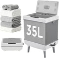 IPOW Foldable Towel Warmer 35L Large Quick Heating Hot Warming Tub Fits Up to 3 by IPOW