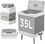 IPOW Foldable Towel Warmer 35L Large Quick Heating Hot Warming Tub Fits Up to 3 by IPOW