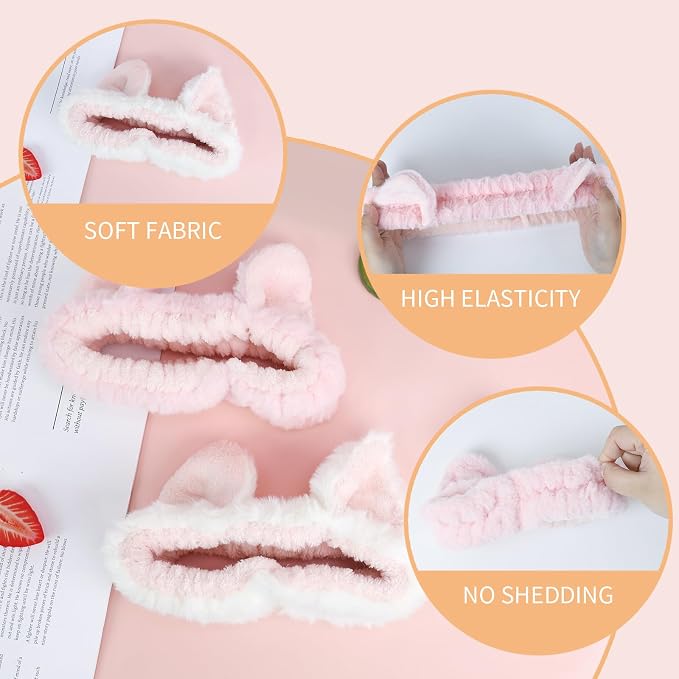 PERFECTSIGHT Kawaii Headband for Spa, Washing Face, Party - Image 2