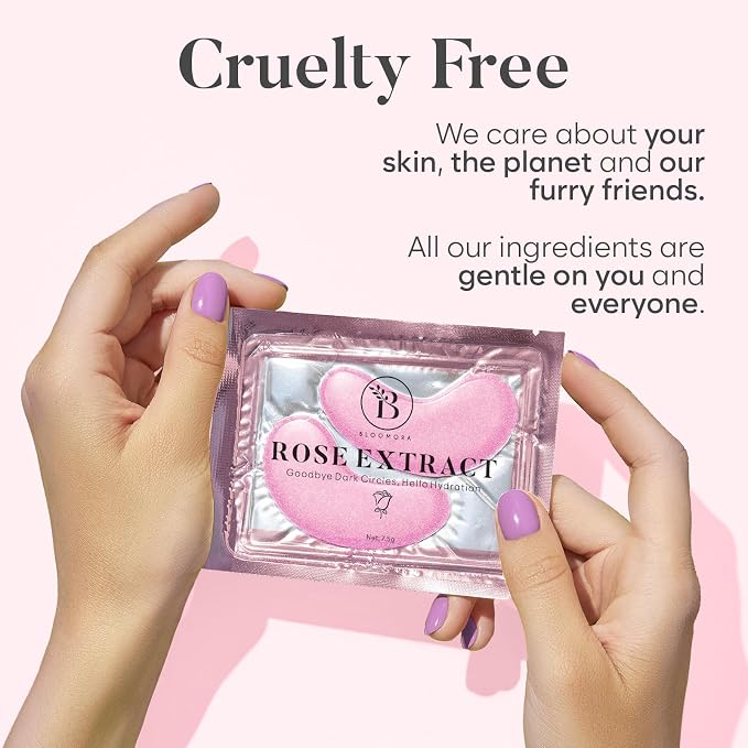 BLOOMORA Rose Under Eye Patches - Image 7