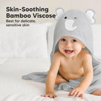 KeaBabies Hooded Baby Towel for Newborn - Image 3
