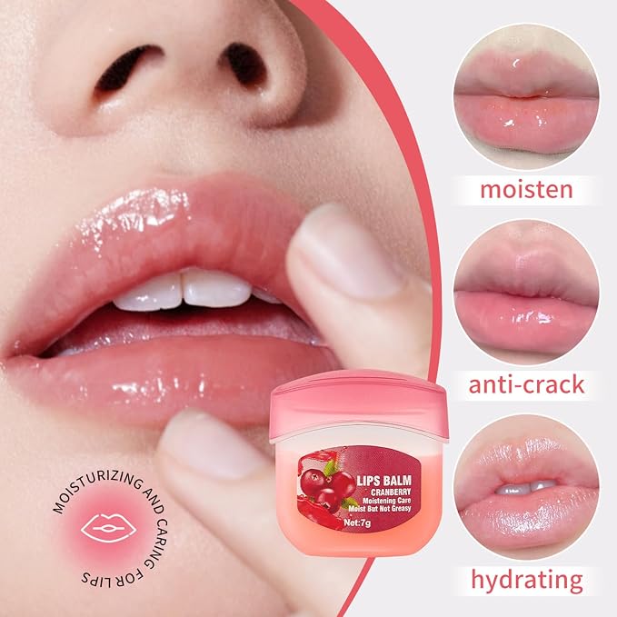 8Piece Set Lip Balm, Moisturizing Lip Care Kit, 8 Fruit Flavored Lip Masks - Image 4