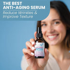 Eva Naturals Multi Peptide Face Serum – Anti Aging Collagen Peptides - Image 3