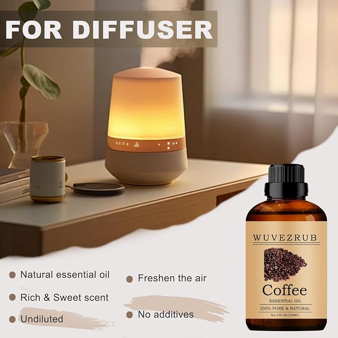 Coffee Essential Oils, 120ML 100% Pure and Natural Essential Oil - Image 3