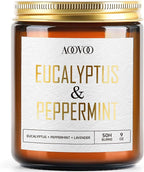 AOOVOO Eucalyptus Mint Candles - 9 oz Scented Candles by AOOVOO
