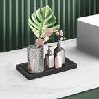 Silicone Bathroom Tray, Shatterproof Small Black Bathroom Tray, High-Grade - Image 6
