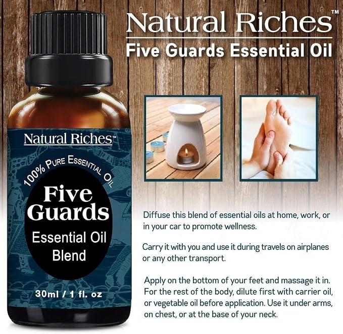 Natural Riches Five Guards Essential Oil Blend - Image 3