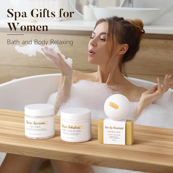 Spa Gifts for Women 13Pcs Mothers Day Gifts Happy Birthday Gift Baskets - Image 7