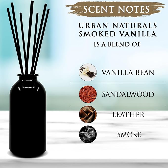 Urban Naturals Smoked Vanilla Reed Diffuser Set - Image 2