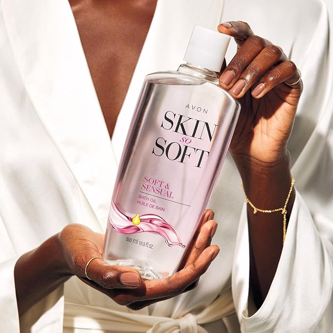 AVON Skin So Soft Soft & Sensual Bath Oil - Image 3