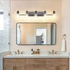 SOLFART 5 Lights Black Bathroom Light Fixtures Over Mirror Vanity Lights Scone - Image 7