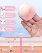 Manmihealth Silicone Back Scrubber & Soft Bath Glove Set 4 PCS, - Image 5