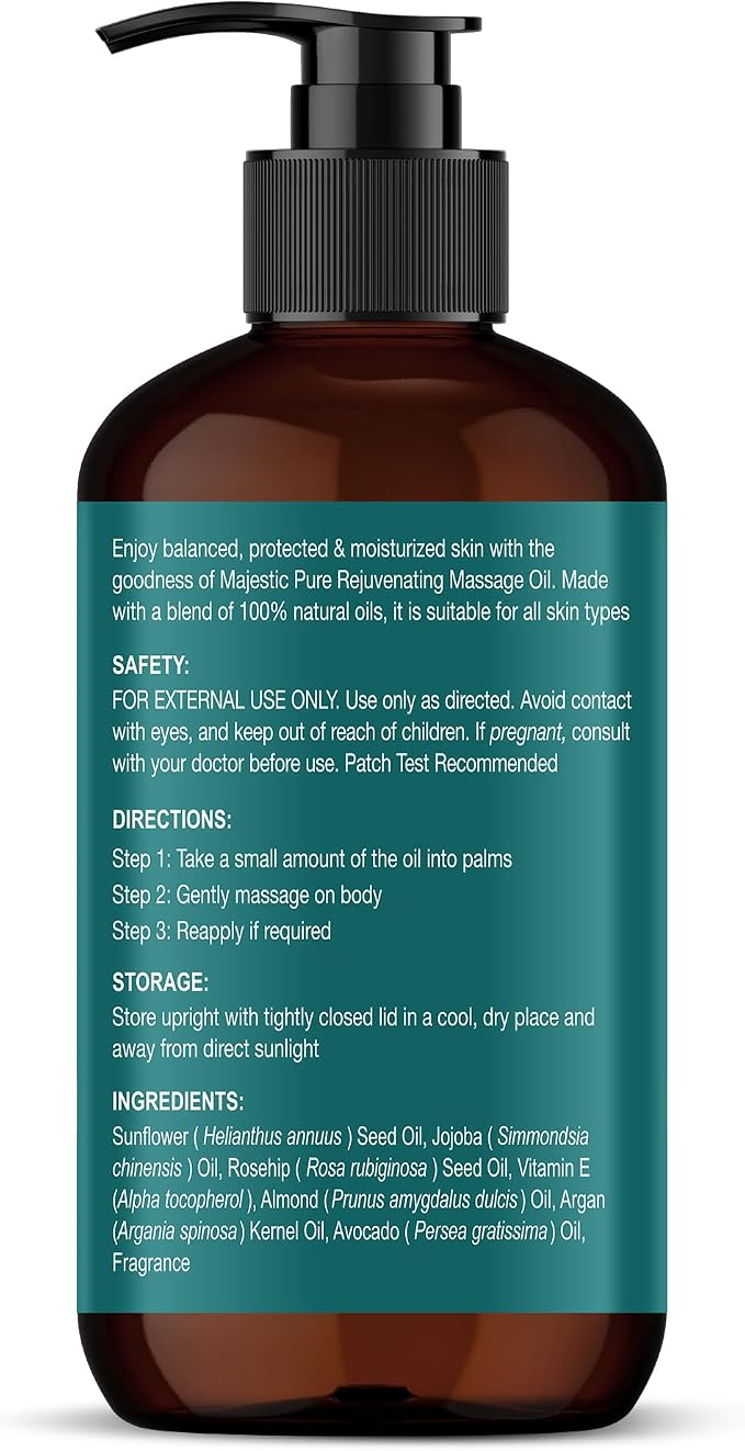 MAJESTIC PURE Vitamin E 70k Blend Massage Oil - Image 8