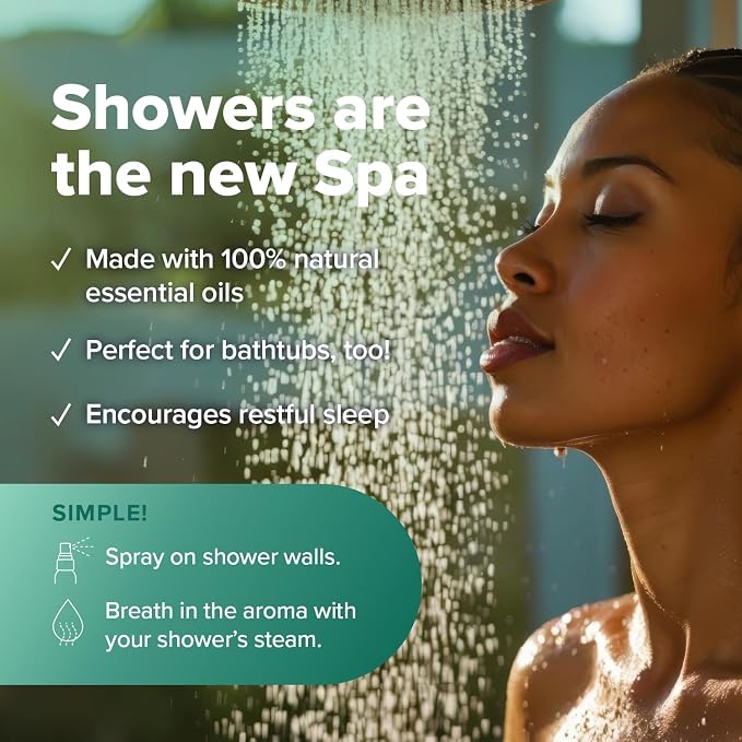 MOXE Eucalyptus Oil Shower Mist, Spa Steam Spray, Certified Natural 100% - Image 3