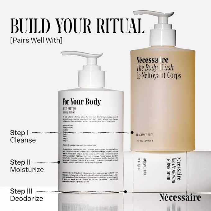 Nécessaire The Body Lotion. Fragrance-Free. Multi-Peptide Firming Lotion to - Image 8