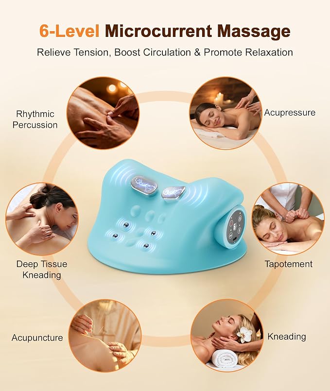Ringco Neck Massager with Heat & Vibration 3 Level Adjustable, Heated Neck - Image 4