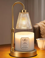 Big Gold Candle Warmer Lamp by Innqoo