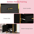 4ever2buy Black and Gold Salon Trolley Cart - Image 5